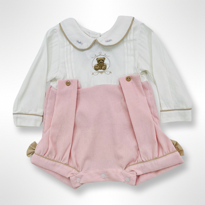 Perrie Collection - Rose Collar Romper