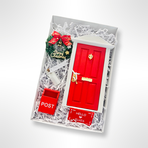 I'M BACK Elf On The Shelf Door Set - Red