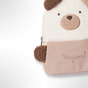 Mayoral Baby Teddy Fleece Backpack