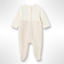 Load image into Gallery viewer, Mayoral Teddy Collection Fleece Dungaree-Look Babygrow