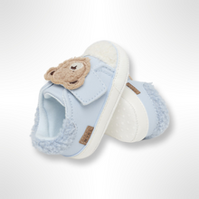 Load image into Gallery viewer, Mayoral Baby Cream Teddy Fleece Trainers - Blue