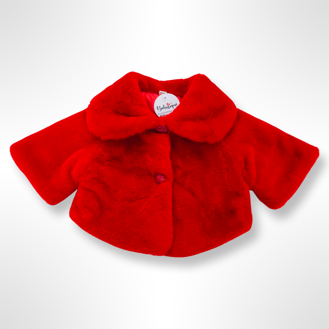 Fur Coat - Red