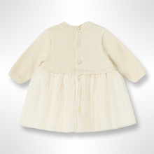 Load image into Gallery viewer, Mayoral Baby Champagne Long Sleeve Dress