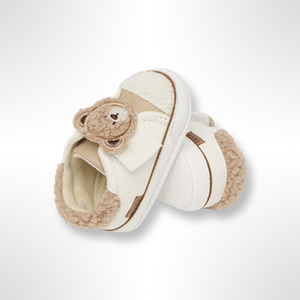 Mayoral Baby Cream Teddy Fleece Trainers