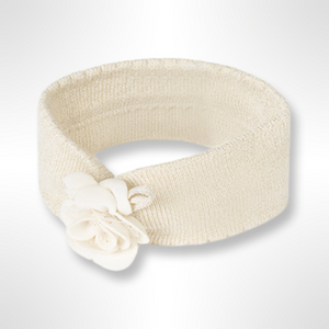 Mayoral Baby Ceremony Headband - Champagne