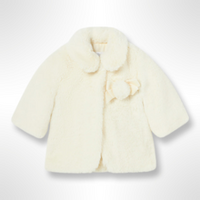 Load image into Gallery viewer, Mayoral Baby Girl Cream Fur Coat