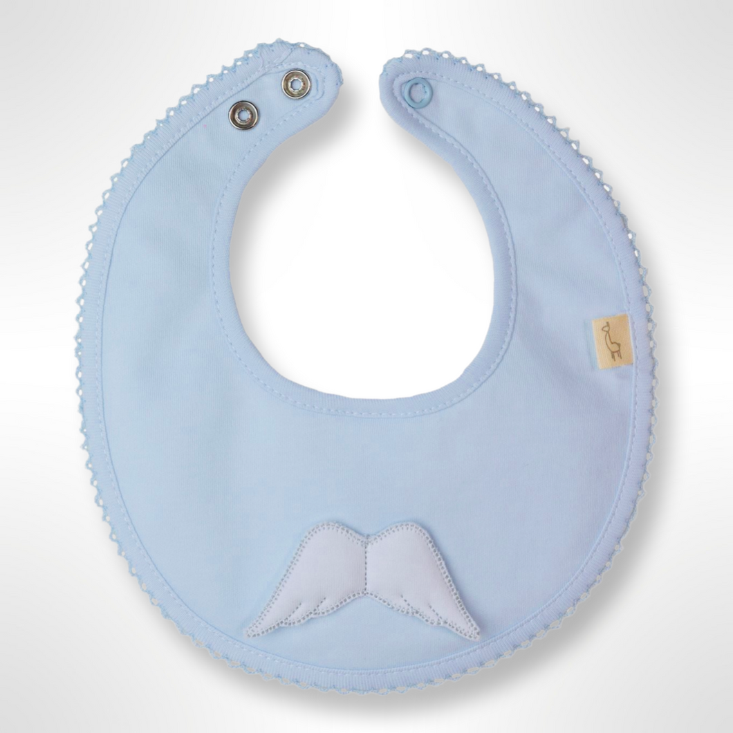 BabyGi Angel Wings Bib - Blue