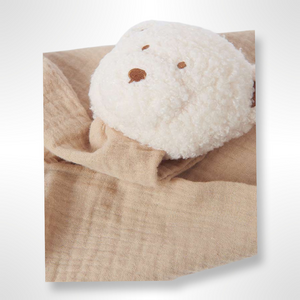 Teddy Collection Beige Bear Baby Comforter (30cm)