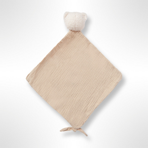 Teddy Collection Beige Bear Baby Comforter (30cm)