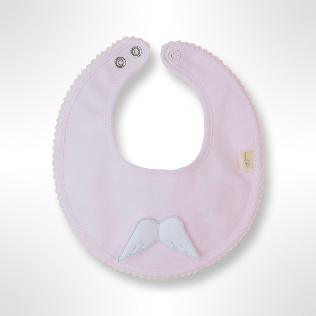 BabyGi Angel Wings Bib - Pink