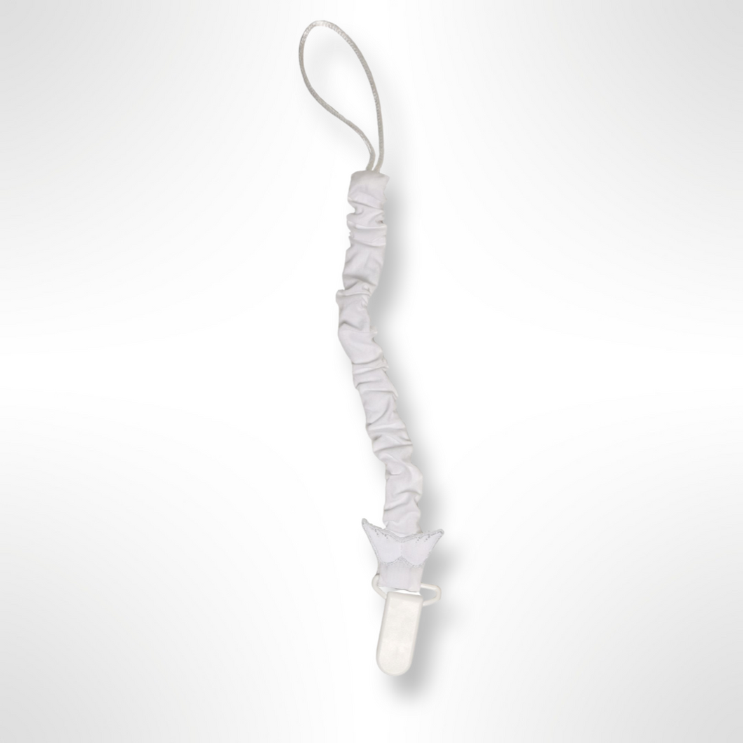BabyGi Angel Wings Dummy Clip - White