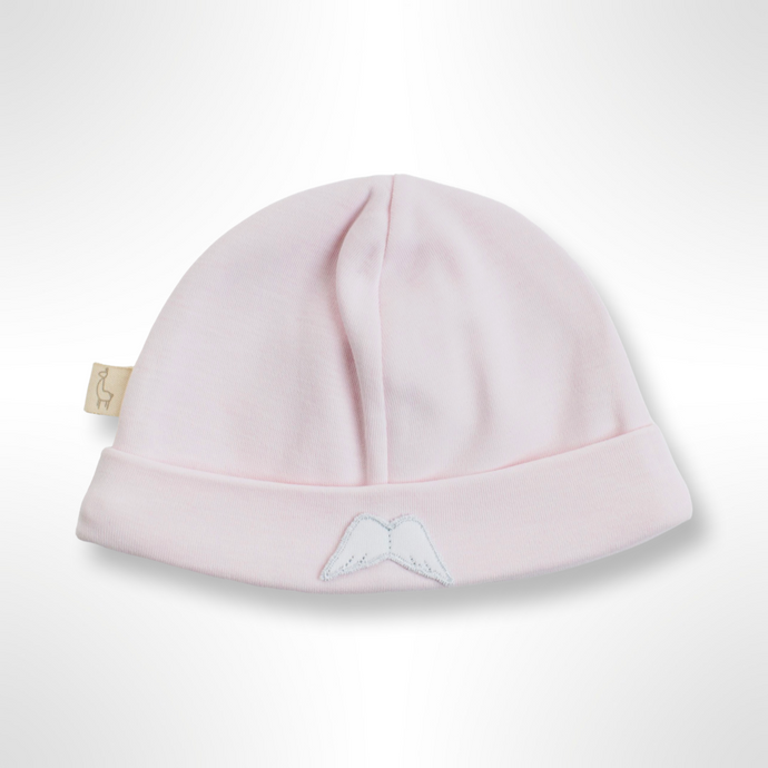 BabyGi Velour Angel Wings Hat - Pink