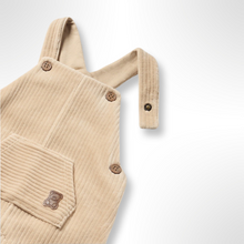 Load image into Gallery viewer, Teddy Collection Mayoral Baby Beige Dungarees