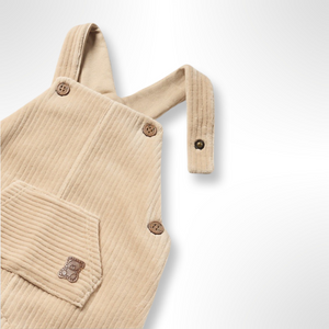 Teddy Collection Mayoral Baby Beige Dungarees