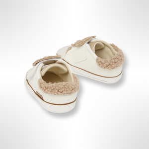 Mayoral Baby Cream Teddy Fleece Trainers