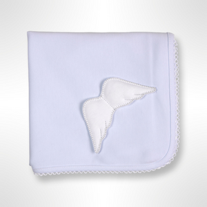 BabyGi Angel Wings Cotton Blanket - Blue