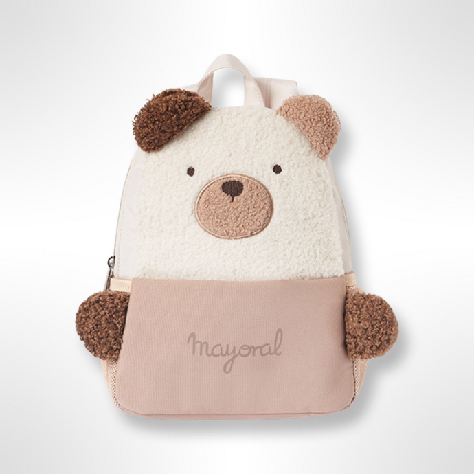 Mayoral Baby Teddy Fleece Backpack