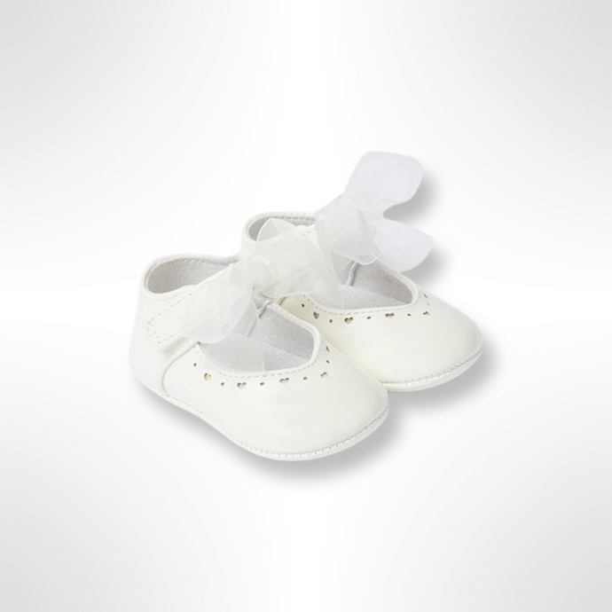 Mayoral Baby Pre Walker Shoes - Cream