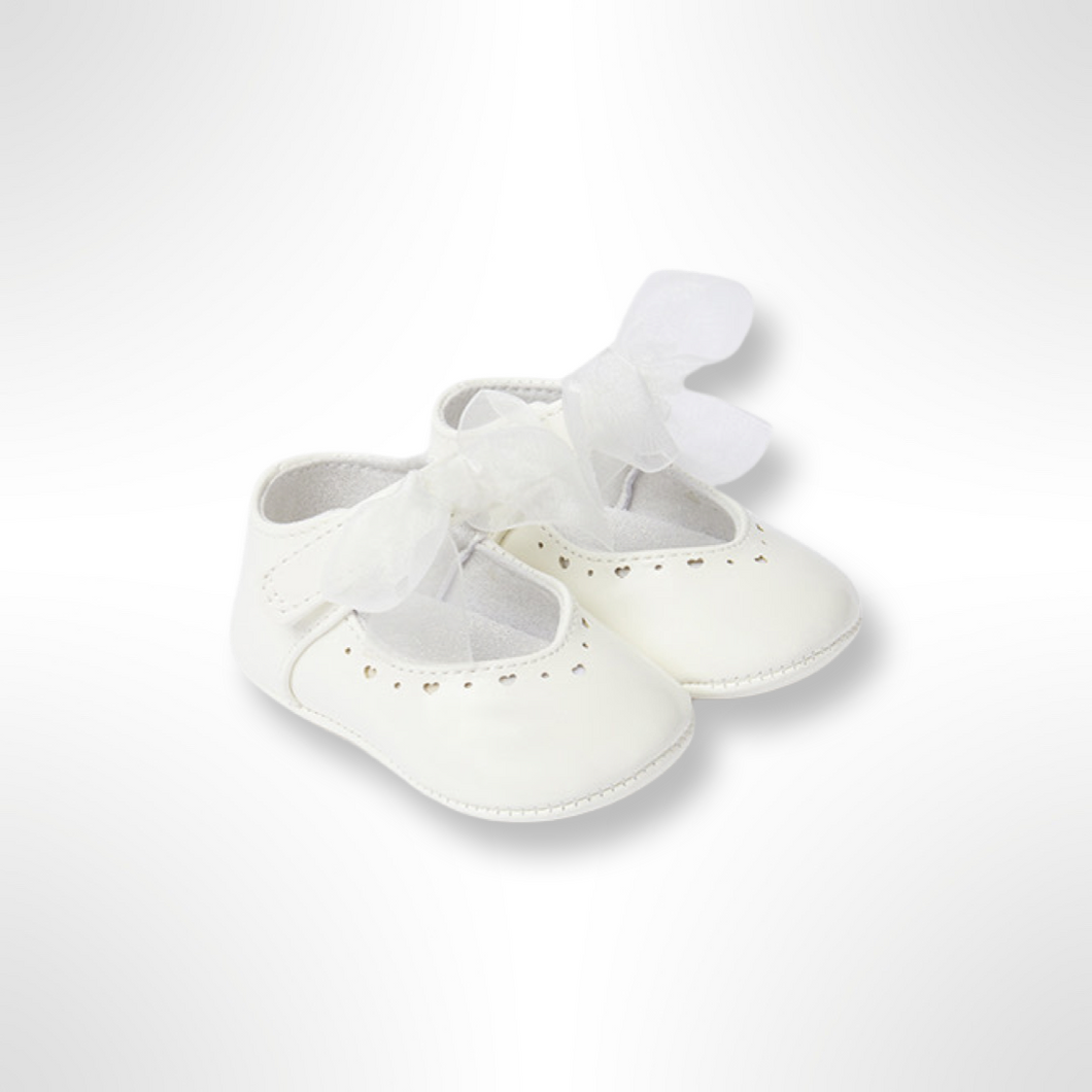 Mayoral Baby Pre Walker Shoes Cream Babitique