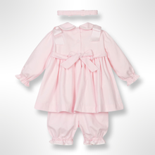 Load image into Gallery viewer, Pretty Originals Girls Pink Smocked Dress Set