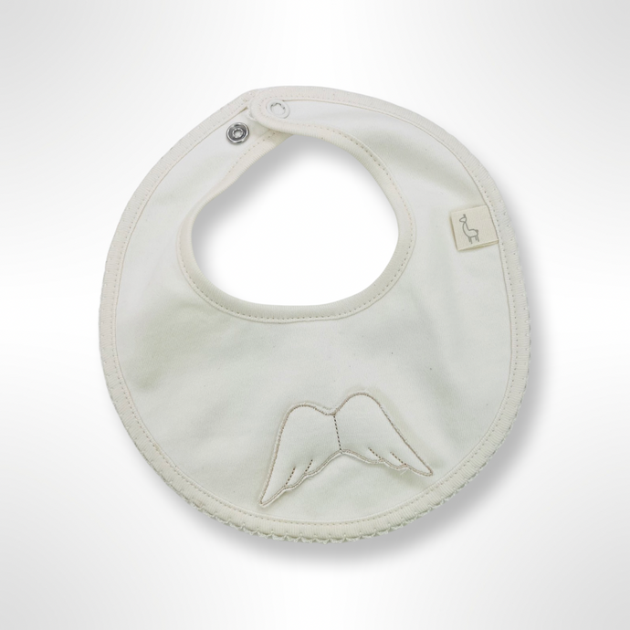 BabyGi Angel Wings Bib - Beige