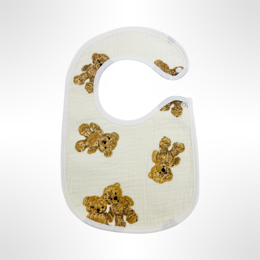 Double Bear Print Bib