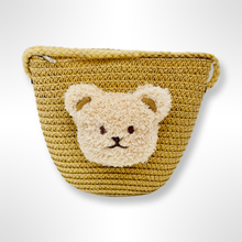 Load image into Gallery viewer, Over The Shoulder Teddy Head Bag - Dark Tan