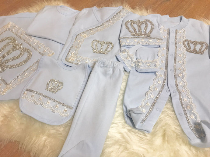 Prince 10 Piece Newborn Set - Blue