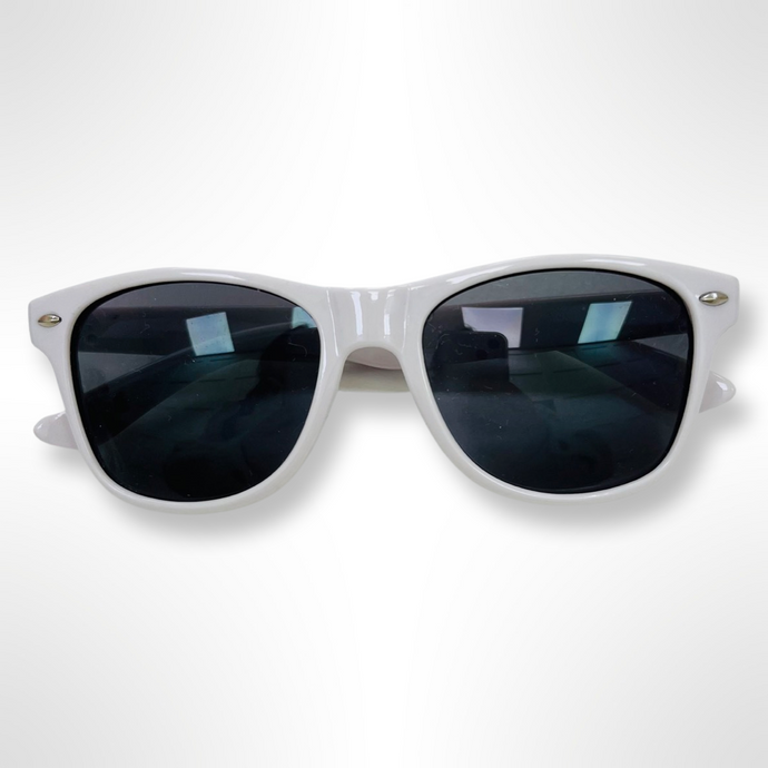 Plain Sunglasses - White