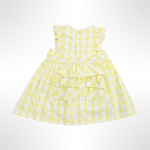 Checker Collection - Yellow/White Dress