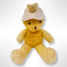 Load image into Gallery viewer, Straw Teddy Visor - Dusky Pink