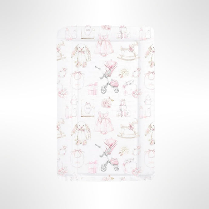 Baby Girl Vintage Changing Mat - Pink