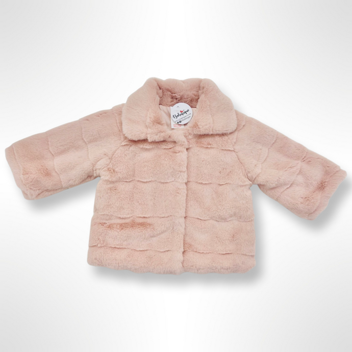 Fur Coat - Dusky Pink