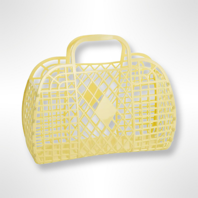Retro Basket - Yellow