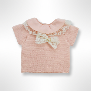 Channel Knitted Bloomer Set - Dusty Pink