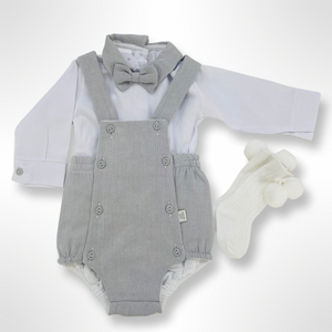 George Shirt and Dungaree Set