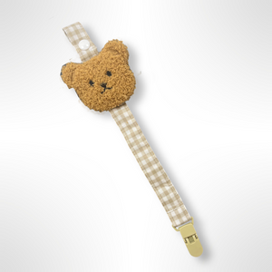 Teddy Head Dummy Clip - Dark Tan