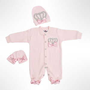 BABITIQUE SIGNATURE Solid Pink Angel Wings Set