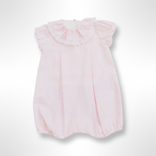 Load image into Gallery viewer, Cannes Collection - Pink Stripe Frill Collar Romper