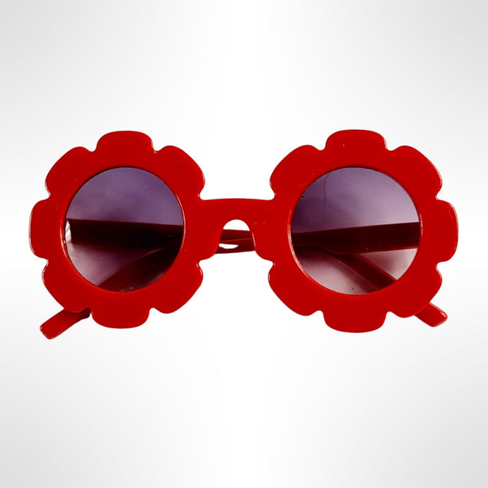 Flower Sunglasses - Red
