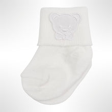 Load image into Gallery viewer, Baby Boy&#39;s White Short Ankle Socks With Motif