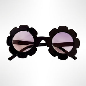 Flower Sunglasses - Black Tinted