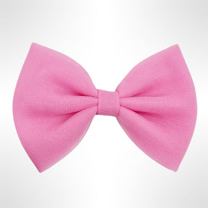 Tulle Bow Hairclip - Bubblegum Pink