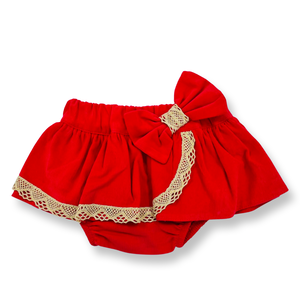 Stella Shirt and Bloomer Set - Red