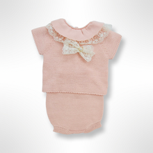 Load image into Gallery viewer, Channel Knitted Bloomer Set - Dusty Pink