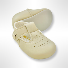 Load image into Gallery viewer, Baypod Biscuit T Bar Soft Soled Leather Shoes