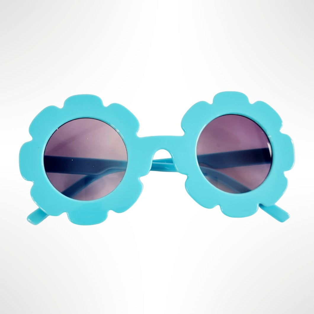 Flower Sunglasses - Blue