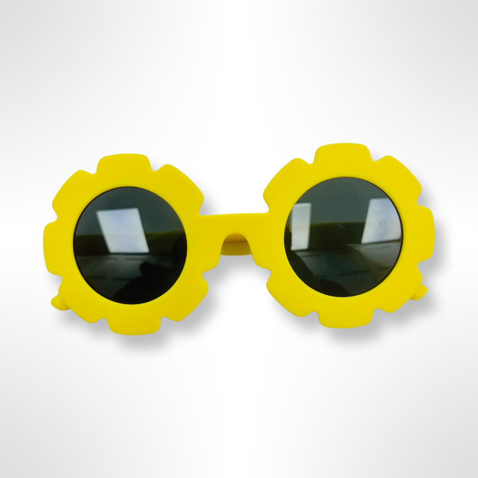 Flower Sunglasses - Matte Yellow