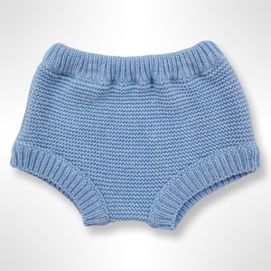 Morella Collection - Knitted Cardigan and Bloomer Set Blue