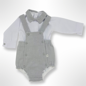 George Shirt and Dungaree Set